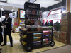 Ecobox Supermarkt Snack Nuss Candy Trolley Display Regal mit Schwerkraftbehältern und Schüttgutbehältern