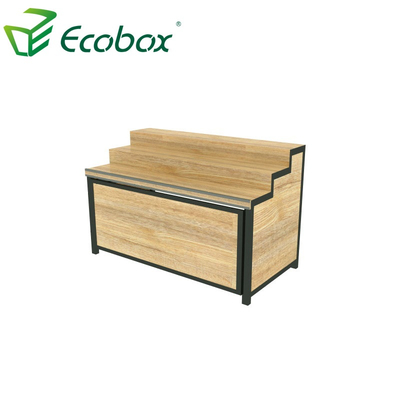 Ecobox GMG-001 Lebensmittel-Supermarktregal aus Holz