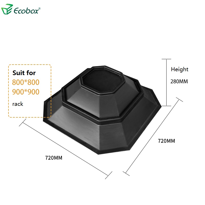 Ecobox Umweltfreundlicher sechseckiger falscher Riser für einzelne Früchte