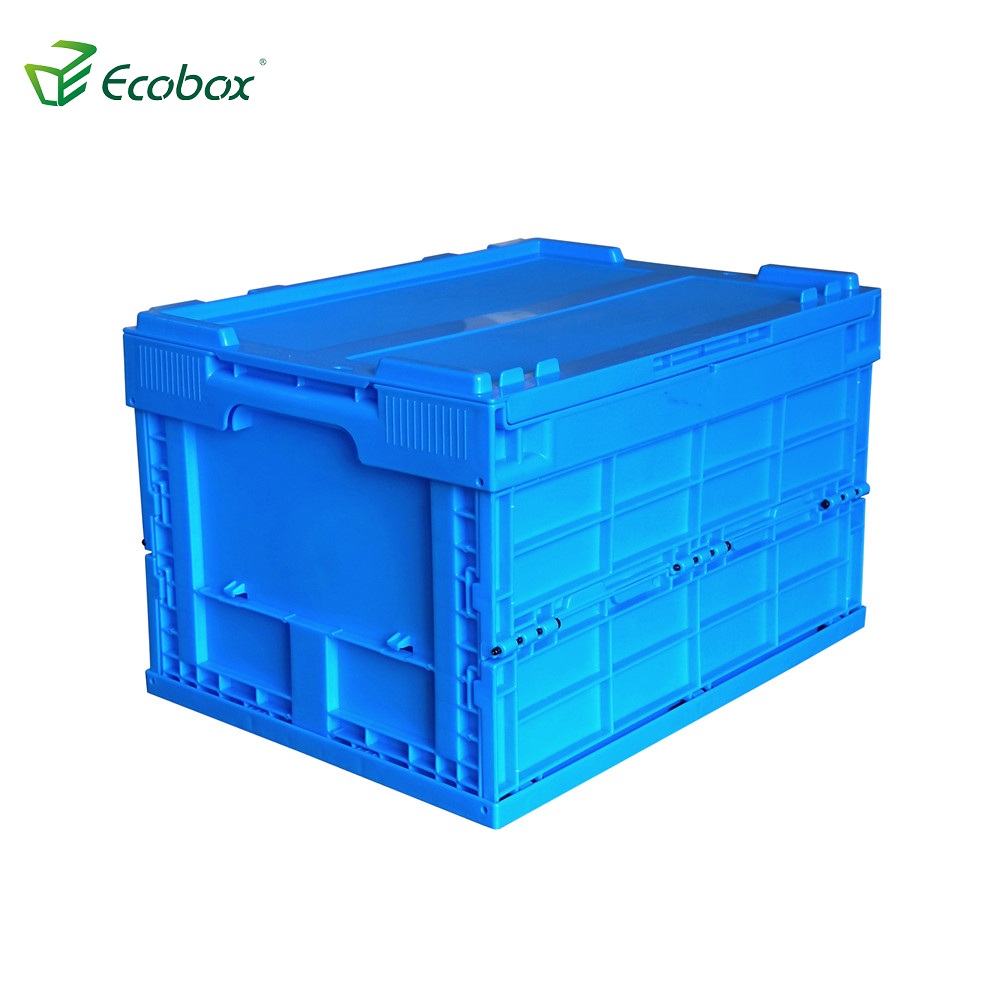 Ecobox 40 x 30 x 25,5 cm zusammenklappbarer faltbarer Kunststoffbehälter Aufbewahrungsbehälter Box Transportbox