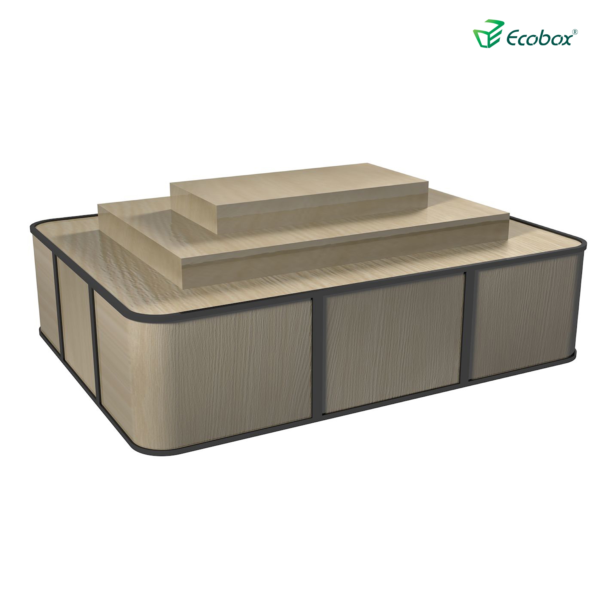 Ecobox G004-Serie-Regal mit Ecobox-Bulk-Bins Supermarkt-Bulk-Food-Anzeigen