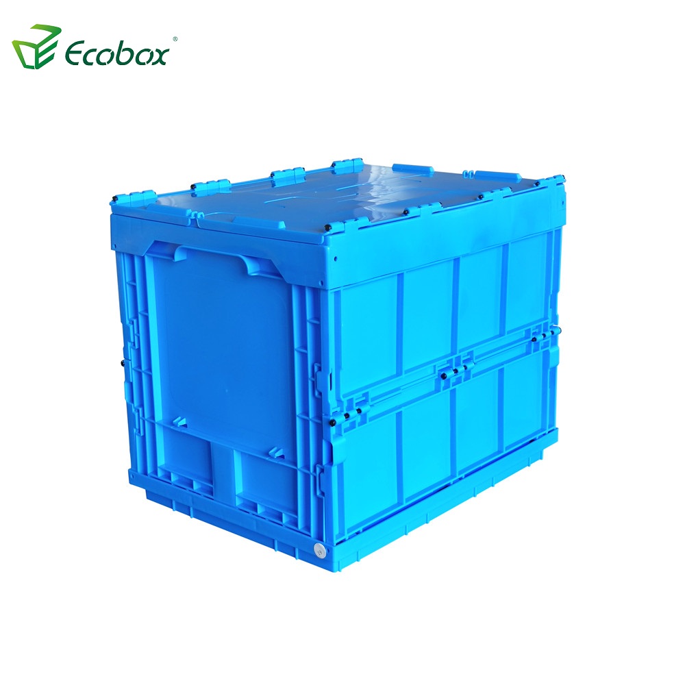 Ecobox 40 x 30 x 32,5 cm zusammenklappbarer faltbarer Kunststoffbehälter Aufbewahrungsbehälter Box Transportbox