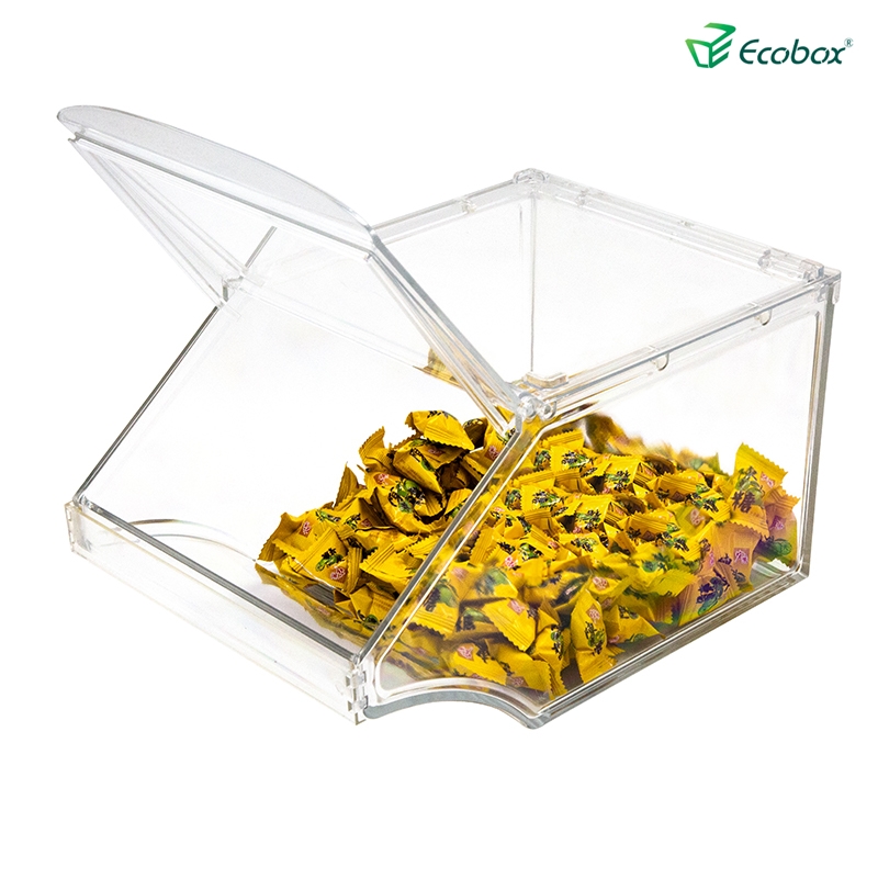 Ecobox SPH-005A Supermarkt stapelbarer Schüttgutbehälter für lose Lebensmittel und Süßigkeiten